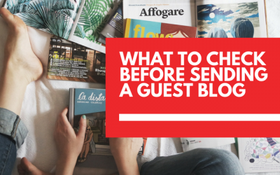6 things to check before submitting your guest post