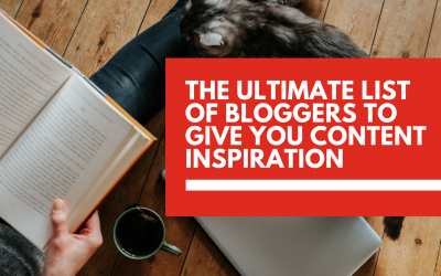 The ultimate list of bloggers to give you content inspiration